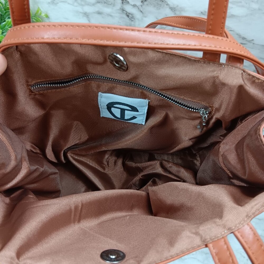 Telfar Medium Shopping Bag- Tan - Picture 9 of 10